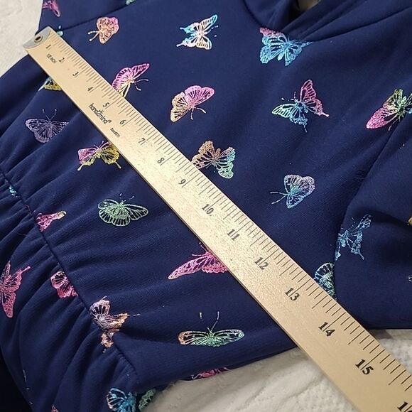 Emma & Elsa sz 10 hooded sweatshirt dress - Picture 7 of 10